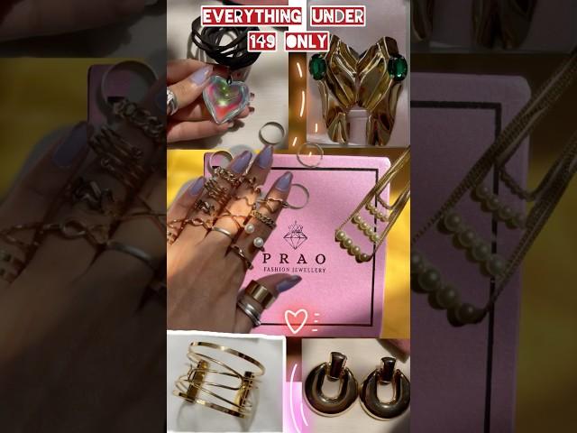 Everything under 149rs.Anti Tarnish Jewellery #PRAO Fashion#shorts #youtubeshorts #youtube #yt