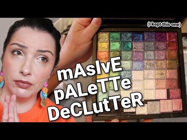 Eyeshadow palette clean out