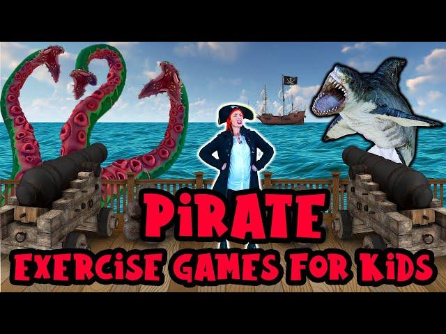 Pirate Exercise for Kids | Learn about the Letter X and how to Throw | Indoor Workout for Children