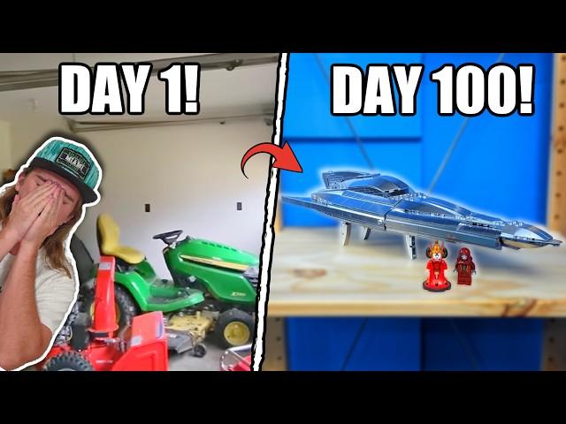 I Turned An Old Garage Into The BEST LEGO Room I've Ever Had! | LEGO Room tour!