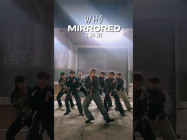 JIMIN "WHO" MIRRORED CHOREOGRAPHY #kpop #jimin #jiminmuse #bts #kpopidol #whojimin #kpopchoreography