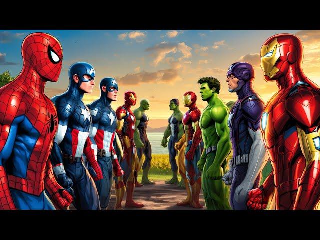 MARVEL SPIDEY & HULK VS VENOM, SPIDER-MAN VS CAPTAIN AMERICA, IRON MAN VS  BLACK PANTHER FULL MOVIE