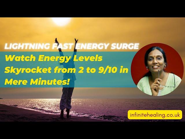 Lightning Fast Energy Surge: Watch as Levels Skyrocket from 2 to 9/10 in Mere Minutes!