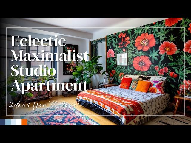 Eclectic Maximalist Studio Apartment Ideas You’ll Love!