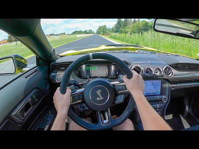 2021 Ford Mustang GT500 - POV Test Drive (Binaural Audio)