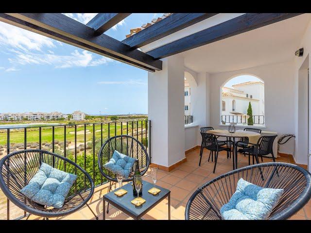 SOLD: Stunning Mediterranean flats for sale with golf course views in Hacienda del Riquelme