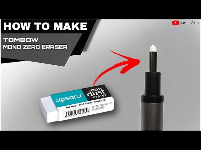 How To Make Tombow MONO Zero Eraser At Home | Step by step