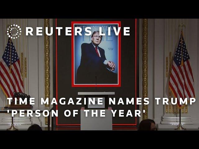 LIVE: Time magazine to name Donald Trump 'Person of the Year'