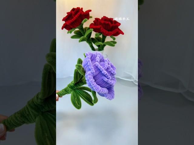 Beautiful flowers, sharing with you! #Tutorial on making flowers with twist sticks.