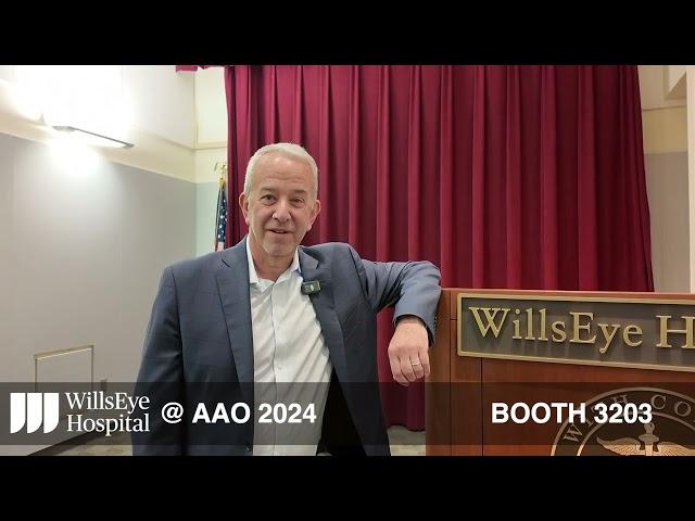 Wills Assistant OIC invites you to learn about the Wills Residency in Wills booth 3203 at AAO 2024.