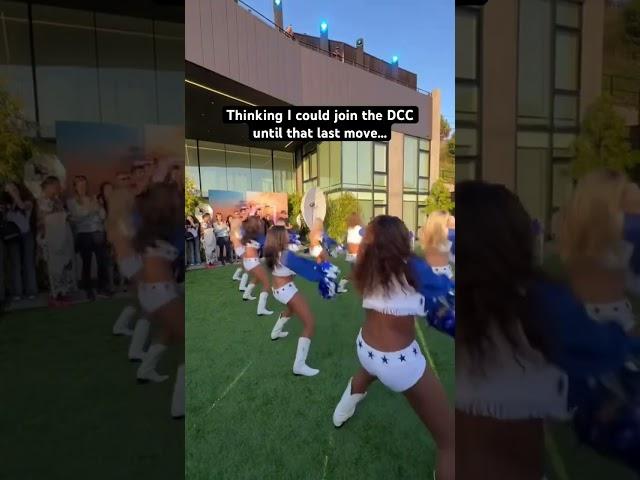 Thinking I could make the Dallas Cowboys Cheerleaders until… #DCC #netflix