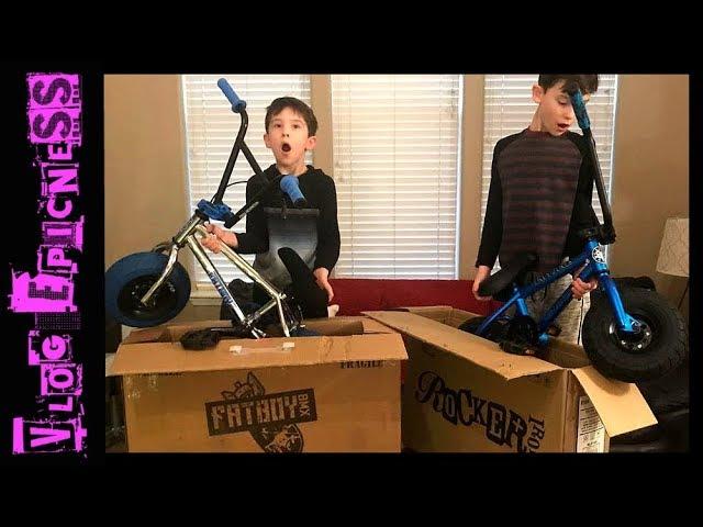 FatBoy and Rocker Mini BMX Bike Unboxing