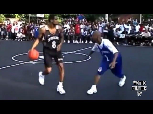 HE WAS NICE : Gillie Da Kid playing Ball with the Legend Julius " DR.J " Erving & NBA players 1999