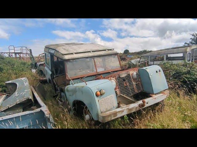 We Found A Farmyard Vehicle Graveyard ( A Collection Of Cars / Boats / Tractors / Bikes)