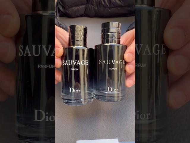 Fake vs Real Dior Sauvage Parfum