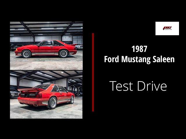 1987 Ford Mustang Saleen Test Drive Review |  PC Classic Cars