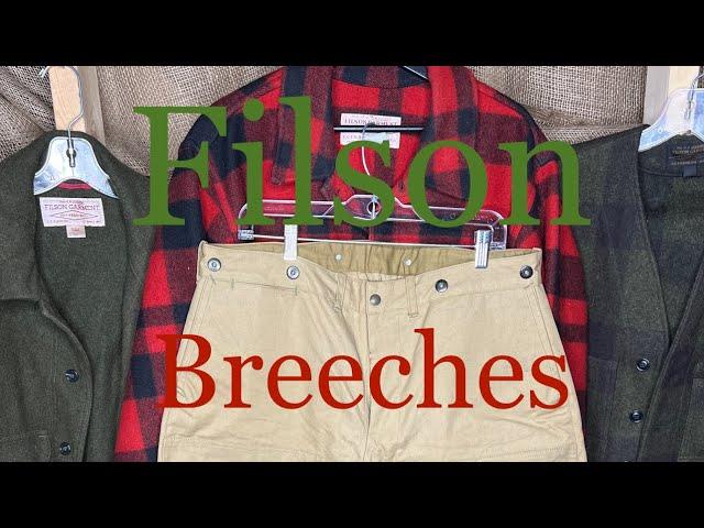 100 year old Filson breeches