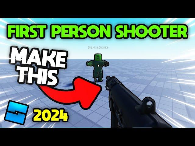 How to Make an FPS GAME in Roblox Studio - 2024