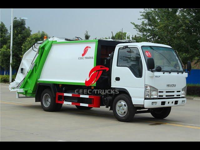 ISUZU 5 CBM garbage compactor truck.  CEEC TRUCKS