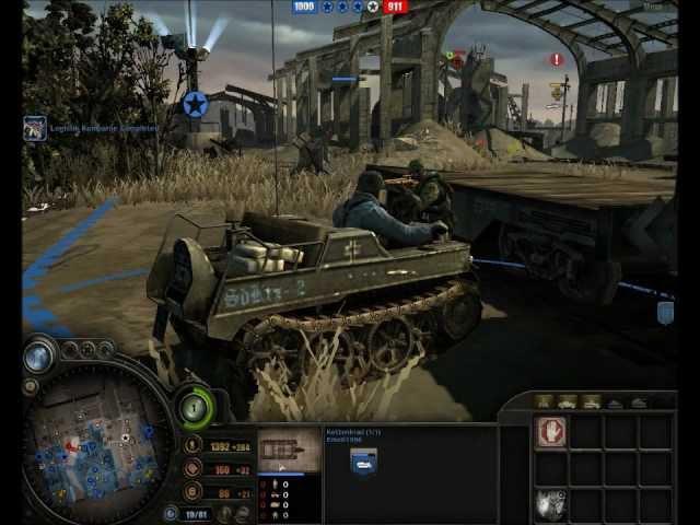 Men of War (MoW) vs Company of Heroes (CoH): Shooting physics.