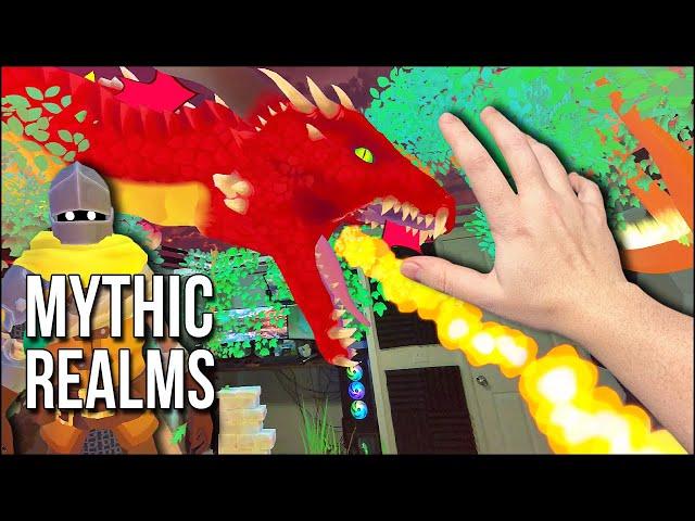 Mythic Realms | There's A DRAGON In My Office In This Mixed Reality Adventure!