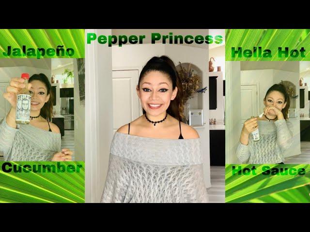 Pepper Princess TRIES Jalapeño Cucumber Hot Sauce