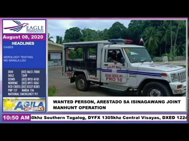 Wanted person, arestado sa isinagawang joint manhunt operation