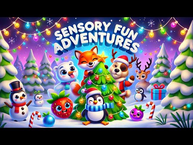 Sensory Fun Adventures - Funky Veggies! - Fun Dance Animation with Music - Baby Bear Sensory️