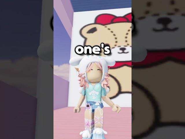 EXTREME Roblox Guess the Sanrio Character! #roblox #sanrio #shorts