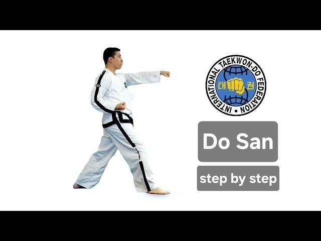 DO SAN - step by step | TaekwonDo Patterns #taekwondo