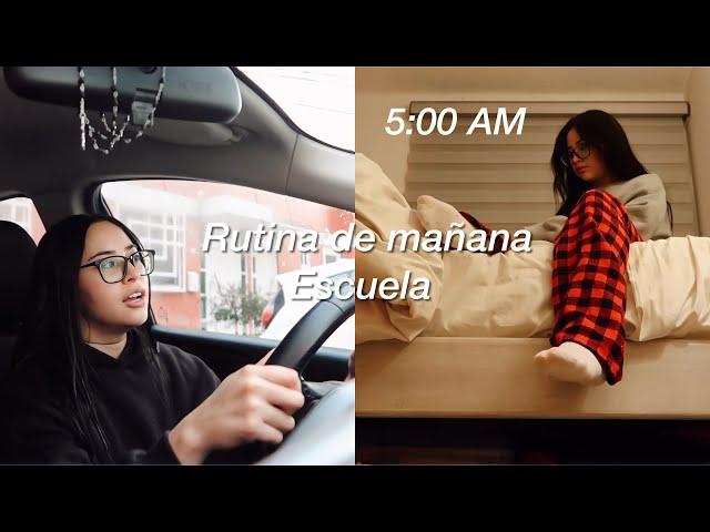 Mi rutina de mañana para la escuela 5:00 AM