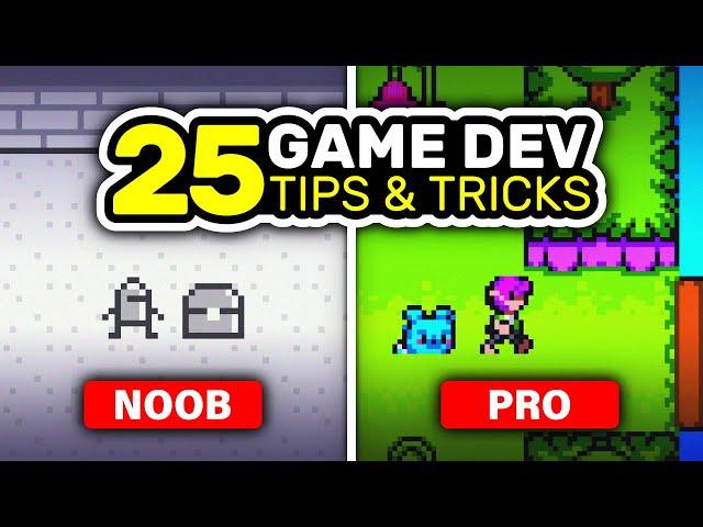 25 Game Dev Tips for Beginners - Tips & Tricks