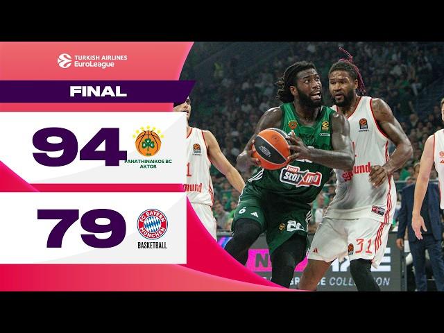 CLOSE BATTLE Turns Into a DOMINANT FINISH | Panathinaikos - Bayern | Basketball HIGHLIGHTS 24-25