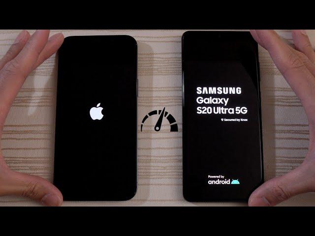 iPhone 12 Pro Max vs Samsung Galaxy S20 Ultra SPEED TEST!