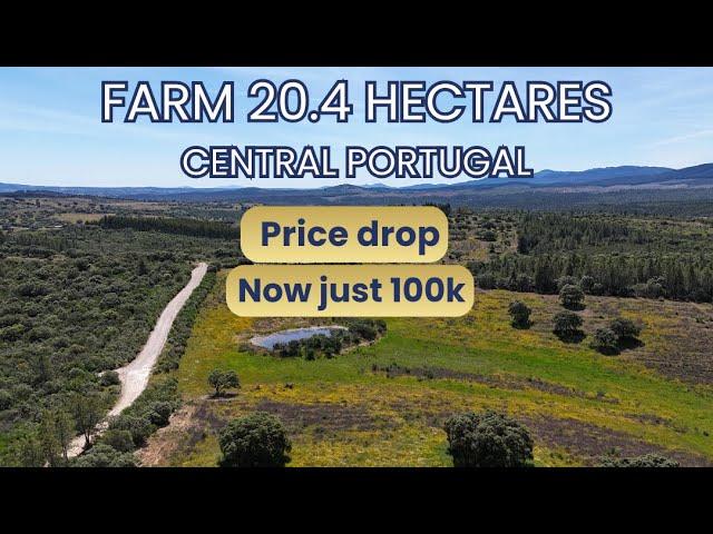 100 000€  For sale 20,4 hectares | Penamacor, Central Portugal | € 100.000