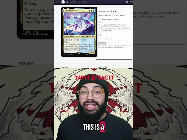Can anyone justify the $20 price tag #mtg #mtgcommander #finalfantasy #mtgcommunity