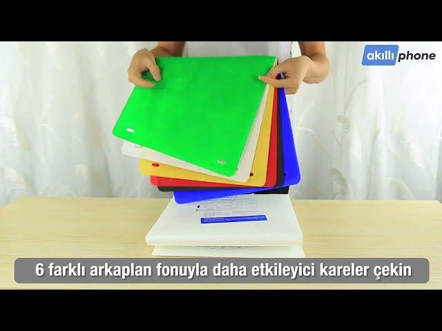 PULUZ 30cm Katlanabilir Işıklı Ürün Fotoğrafı Çekim Çadırı Mini Stüdyo