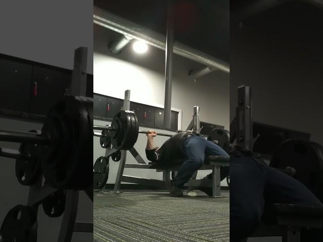 345 lbs x 3 bench @175 #motivation #bodybuilding #lifting #powerlifting #strongman