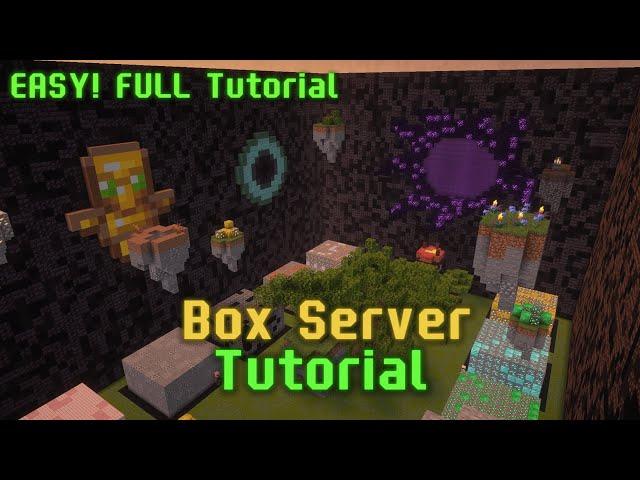 How To Make a PERFECT Box Server Tutorial | Minehut