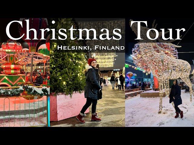 Christmas & New Year Decoration (Streets & Malls) | Finland Christmas Decoration | 4K