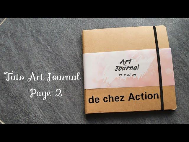 L' art journal de chez Action: Tuto Art Journal: Page 2 " Technique du Resist"