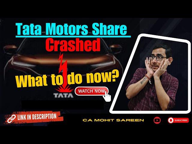 Tata Motors Share Crashed | What to do now? #stockmarket #trading #stocks #investment