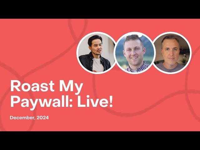 Roast My Paywall — Roasting the App Store’s biggest subscription apps (December 2024)