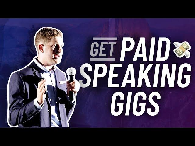 How I Booked my First Paid Speaking Gig for $12,500 and How to Get Paid Speaking Gigs