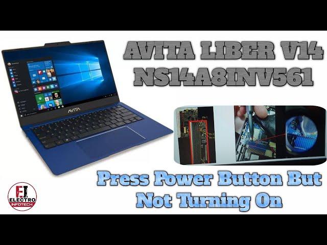 How to Fix - Any Laptop That Wont Turn On / No Power / AVITA LIBER V14 NS14A8INF561