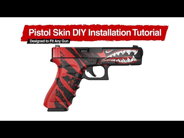 Pistol Skin Glock Wrap DIY Installation Tutorial wrapmygun.com