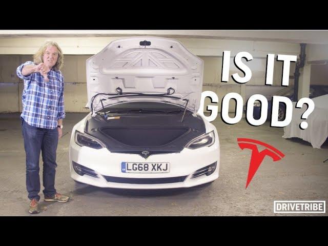 James May reviews the Tesla Model S P100D