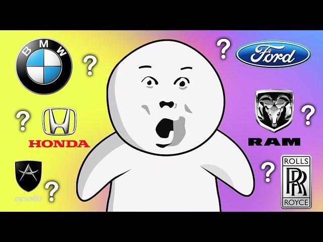 GUESS CAR BRANDS BY INCOMPLETE LOGOS