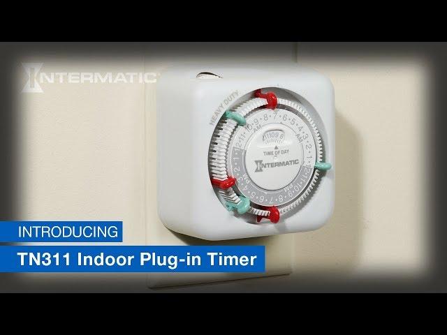 Intermatic TN311 Heavy-duty 24-Hour Mechanical Plug-in Timer