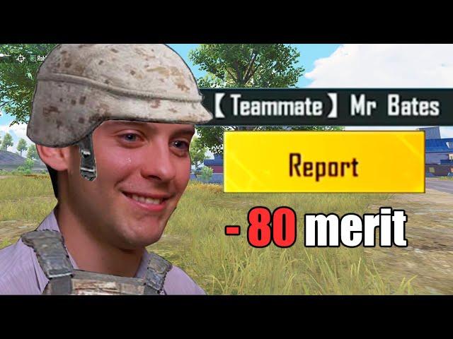 when you get teamkilled but you reduce their merit